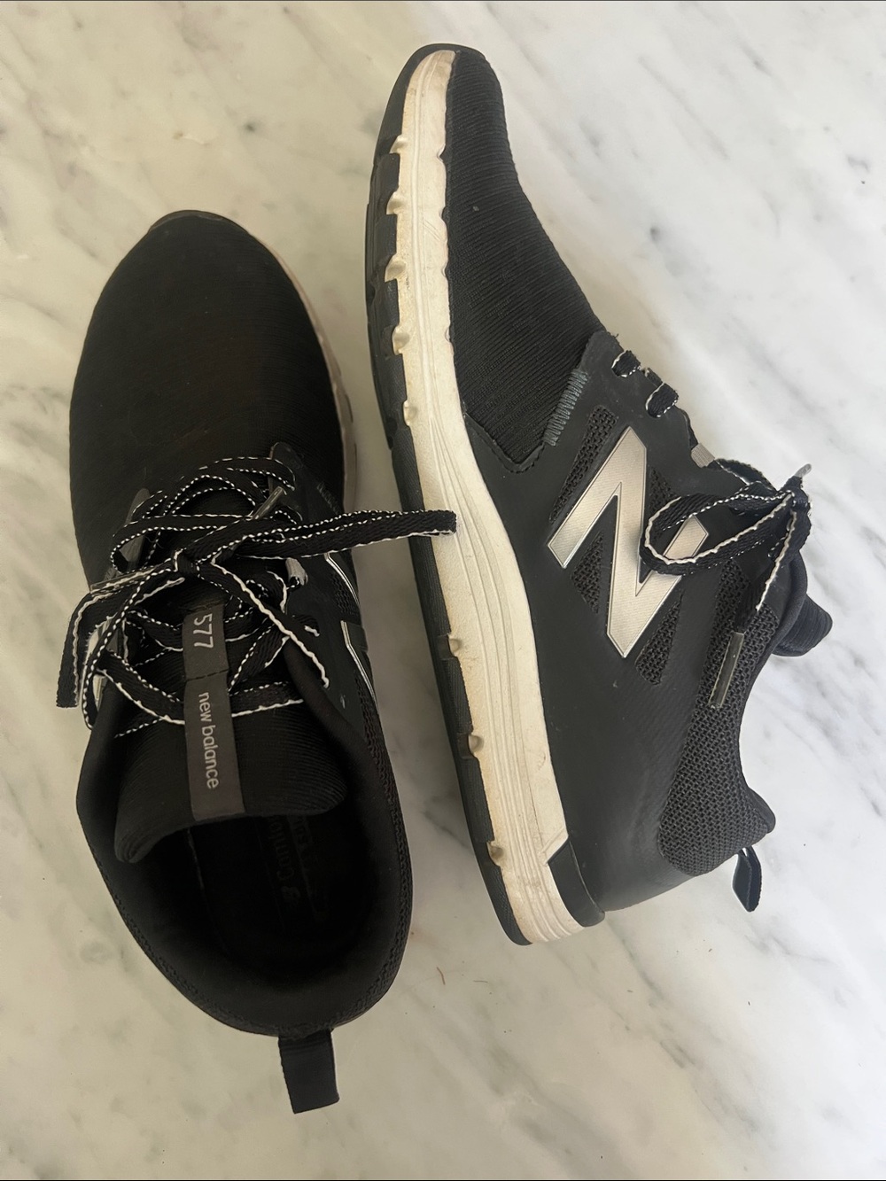 New Balance 577 Cross Trainer Sneakers with White Midsole